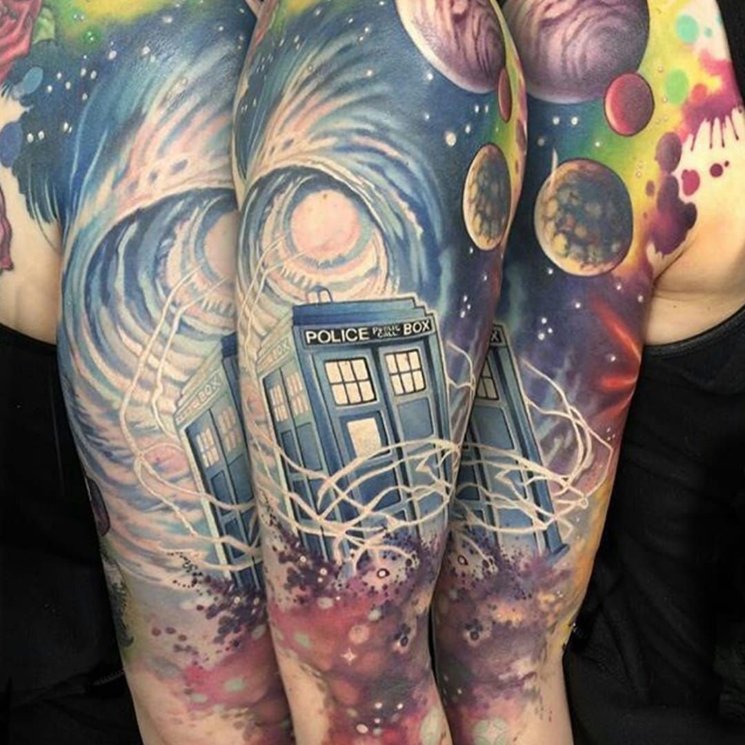 Traveling Through Time and Space with Doctor Who Tattoos • Tattoodo