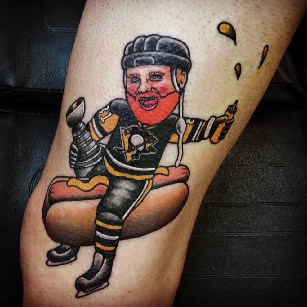 Just got my Pittsburgh tattoo what yall think  rpenguins
