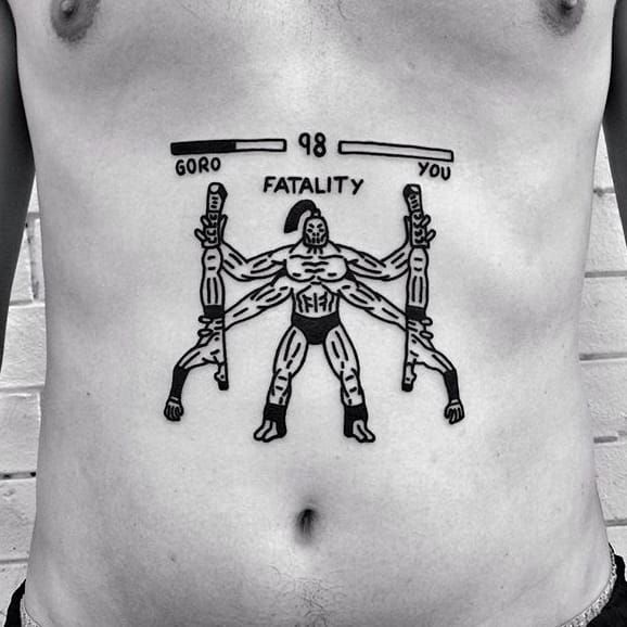 Mortal kombat tattoo by Vic Tobon TattooNOW