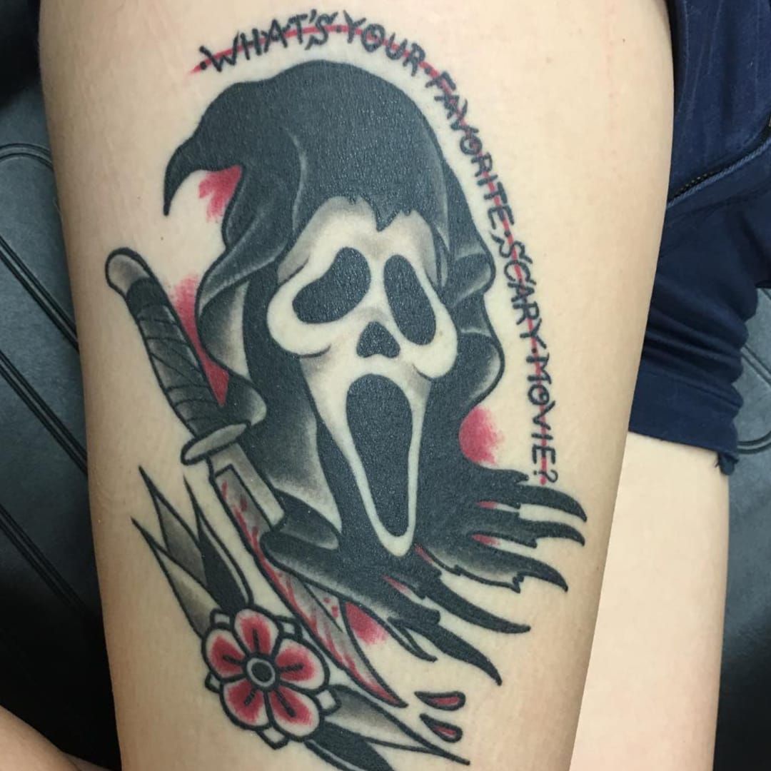 𝕹𝖆𝖙𝖊 𝕷𝖆𝖎𝖗𝖉 on Instagram      ghostfaceghostfacetattooscreamscreamtattoocolortattooheartt   Small hand tattoos Matching tattoos Cool tattoos