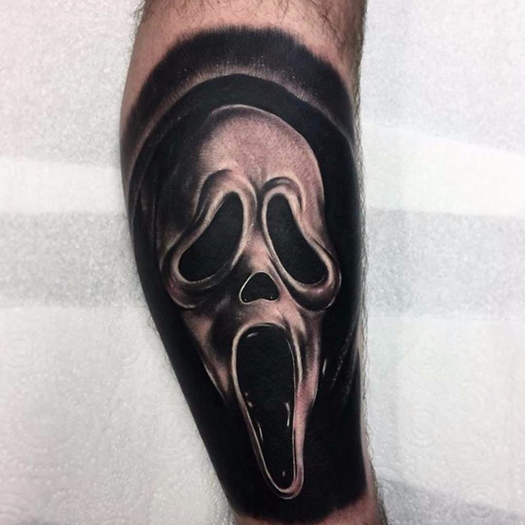 Ghostface Tattoo  Movie tattoos Scary tattoos Horror movie tattoos