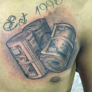 money stacks tattoo drawings