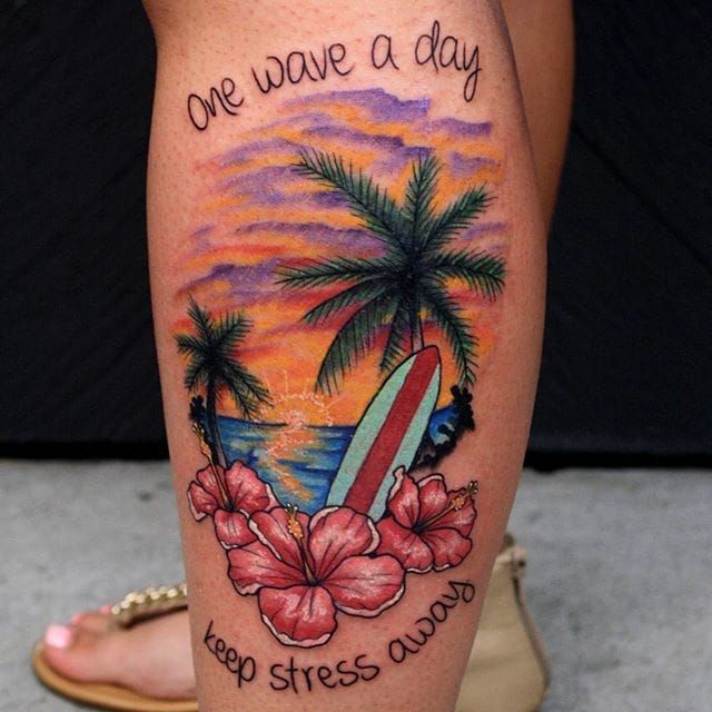 Surfing Tattoo  360Guide