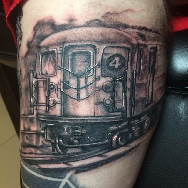 Riding The Rails With New York City Subway Tattoos  Tattoodo