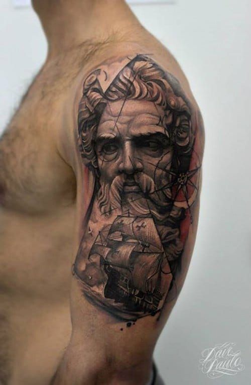 New The 10 Best Tattoo Ideas Today with Pictures  Iwan smashing this  Greek God Piece for Bernard   Pos  Poseidon tattoo Greek tattoos  Greek god tattoo