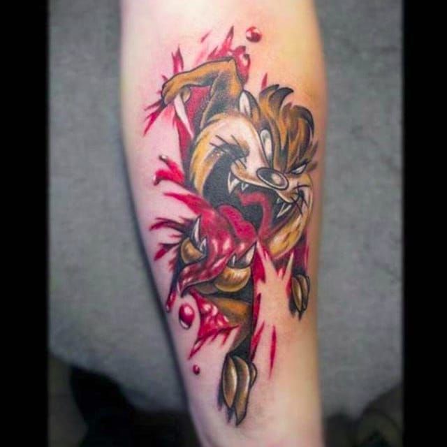 tasmanian shedevil tattoo  a photo on Flickriver