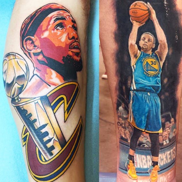 Steph Curry Inks Up His Personal Tattoo Artist