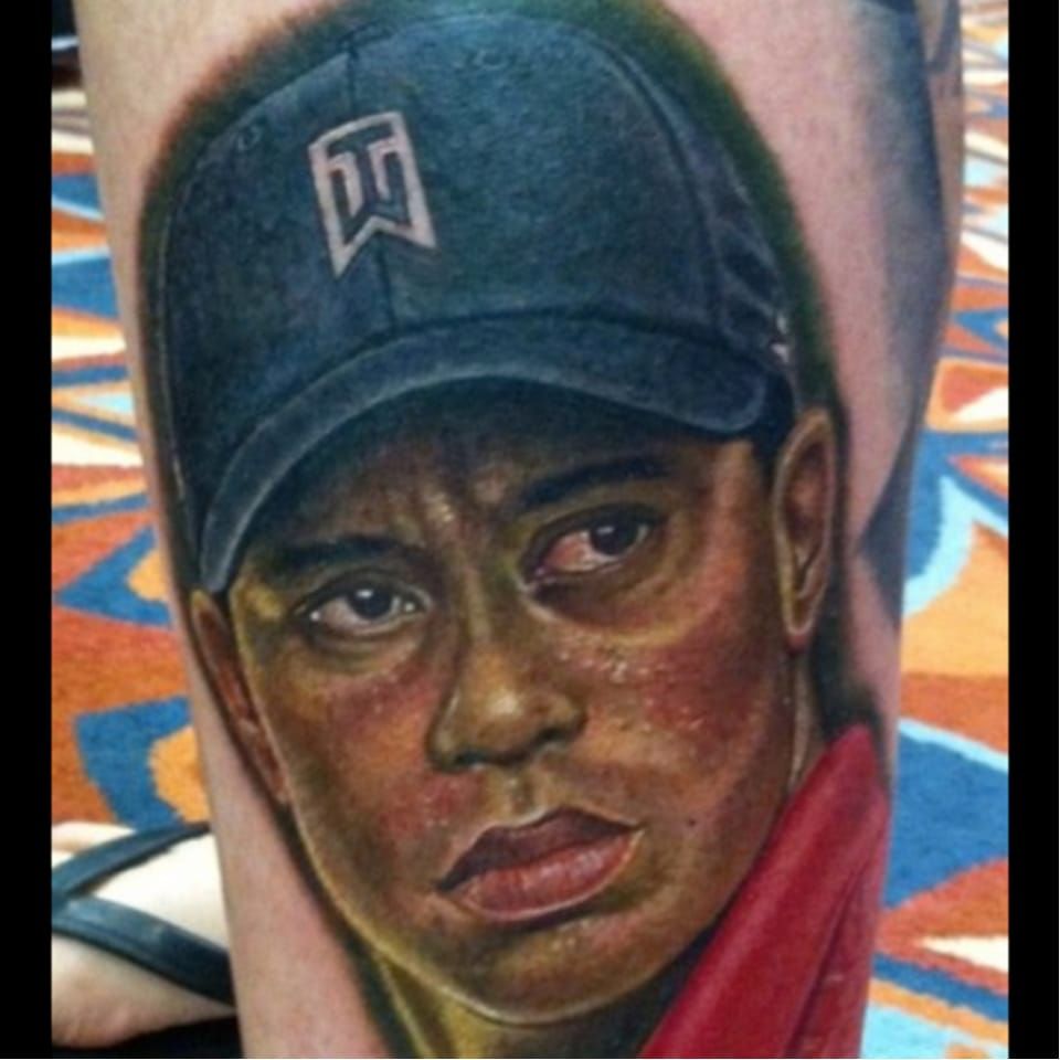 Dylan Dethier on Twitter this man has a Tiger Woods skeleton tattoo on  his leg I just like Tiger a lot he said httpstcompcYVZnhR1   Twitter