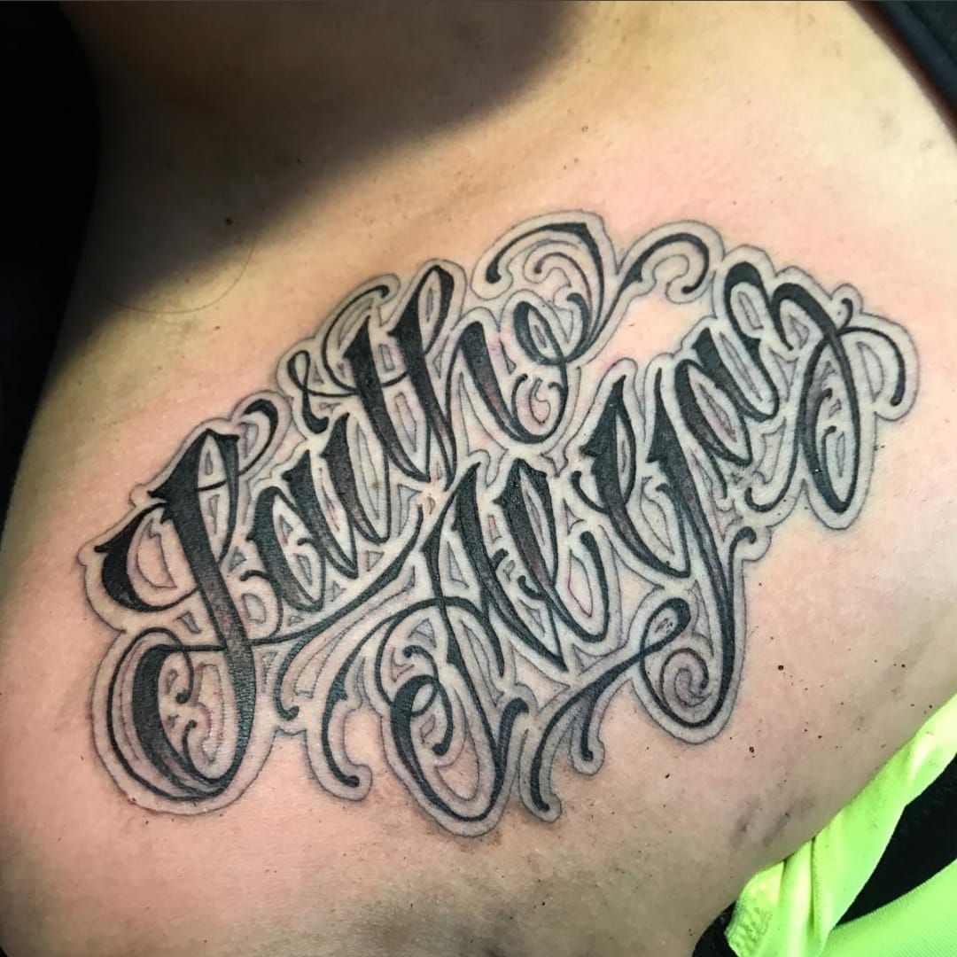 Tattoo lettering Lettering design West coast tattoo