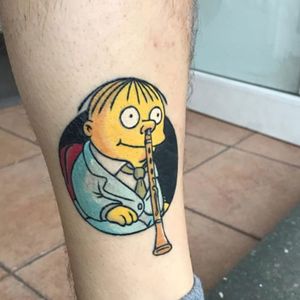 Ralphie has a clarinet style unlike any other. (Via IG - _lotchi_) #thesimpsons
