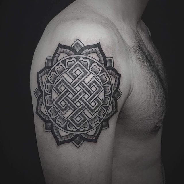 50 Endless Knot Tattoo Designs For Men  Eternal Ink Ideas
