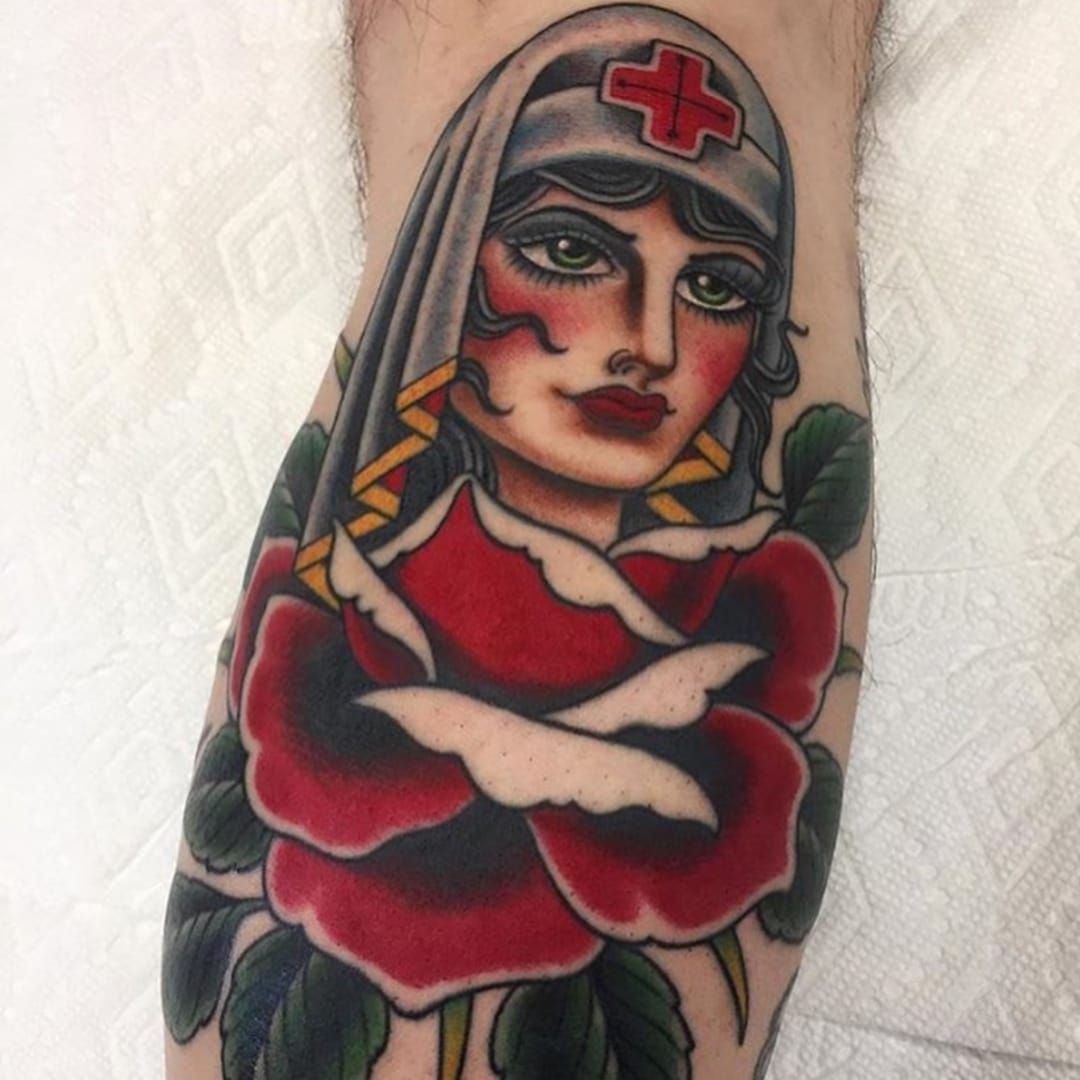 Sailor Jerry Nurse Tattoo
