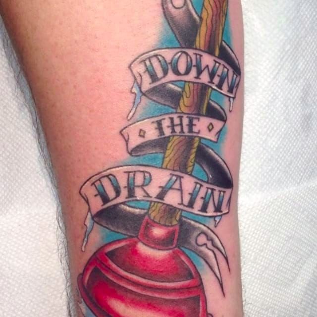 We Tip Our Hats  Pull Down Our Pants a Bit to These Plumber Tattoos   Tattoodo