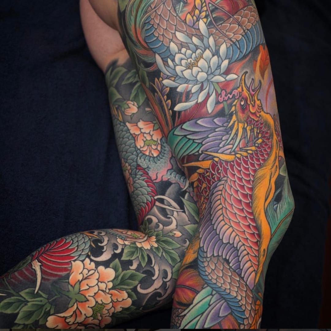 50 Japanese Phoenix Tattoo Designs For Men  Mythical Ink Ideas