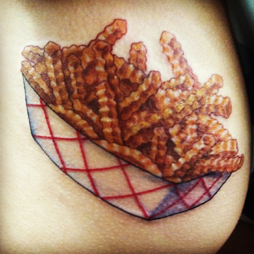 frenchfries in Tattoos  Search in 13M Tattoos Now  Tattoodo