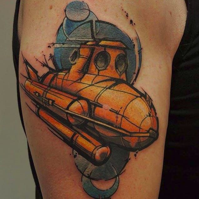 Indian Navy Submarine Badge Tattoo  Ace Tattooz