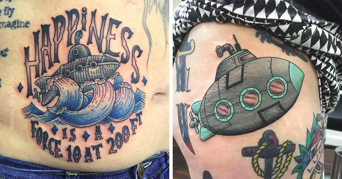Submarine Tattoos For the Loads of Seamen Serving Under the Waves • Tattoodo Submarine Tattoos For the Loads of Seamen Serving Under the Waves • Tattoodo