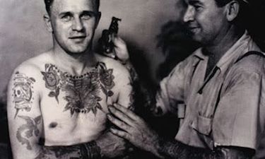 Bert Grimm's Legacy Seen in Tattoos of Grinning Suns and Crying Hearts