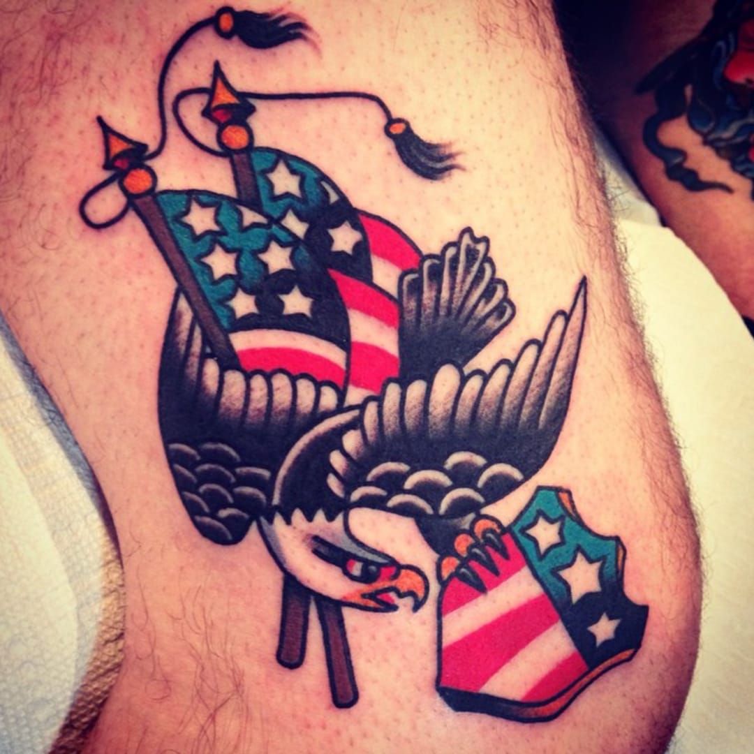 11 Epic American Flag Tattoos  Jobs for Veterans  GI Jobs