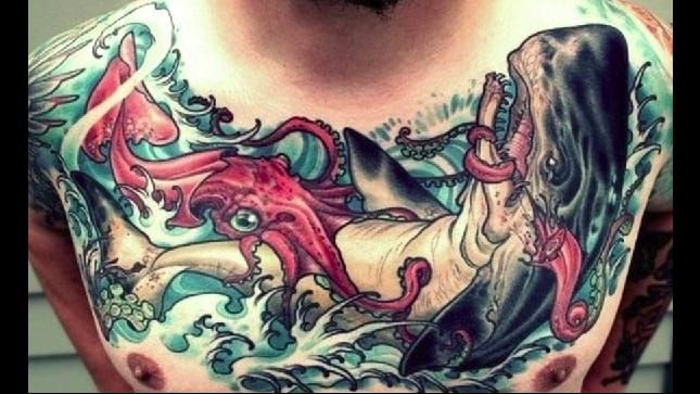 Bottoming Out With Sea Monster Tattoos • Tattoodo