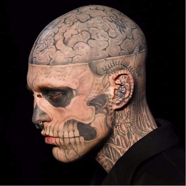 ESO Fashion  Spoked Skull Face Tattoo Elder Scrolls Online