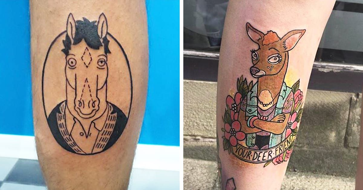 bojack horseman in Tattoos  Search in 13M Tattoos Now  Tattoodo