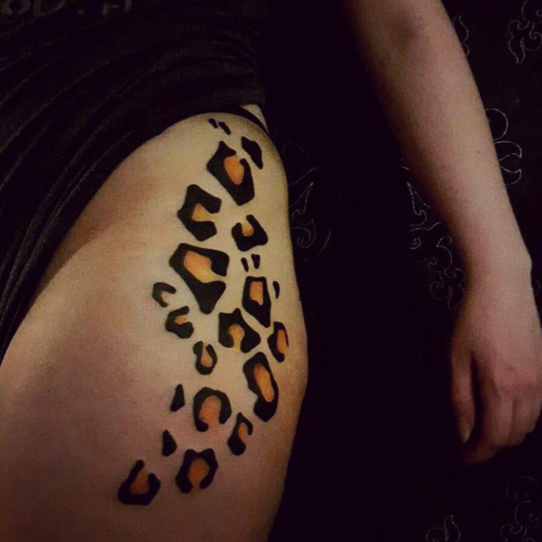 Leopard Spots Leopard Spots Tattoo  Animal Print Tattoo   Etsy