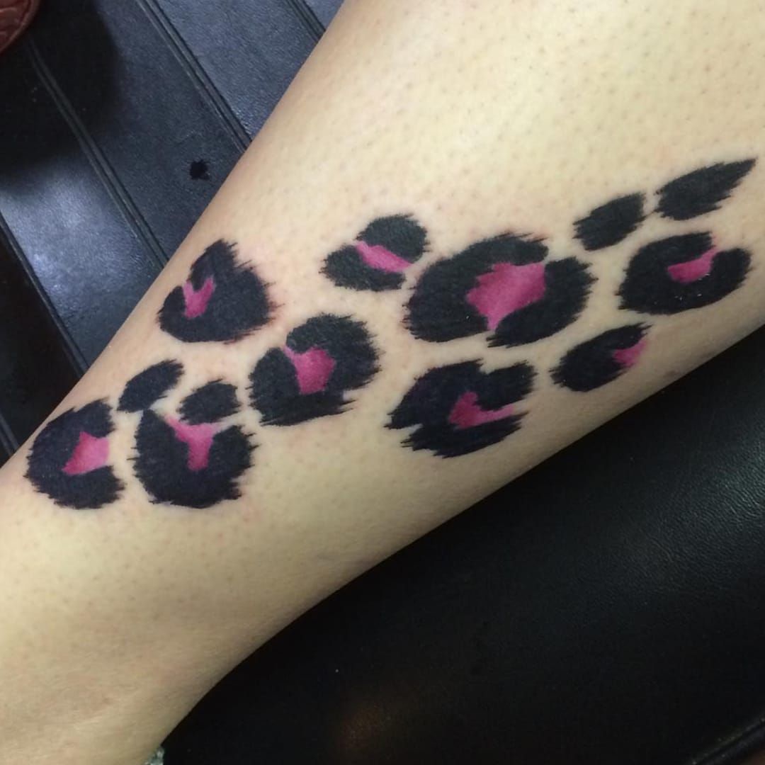 Animal Print Leopard Tattoo Idea