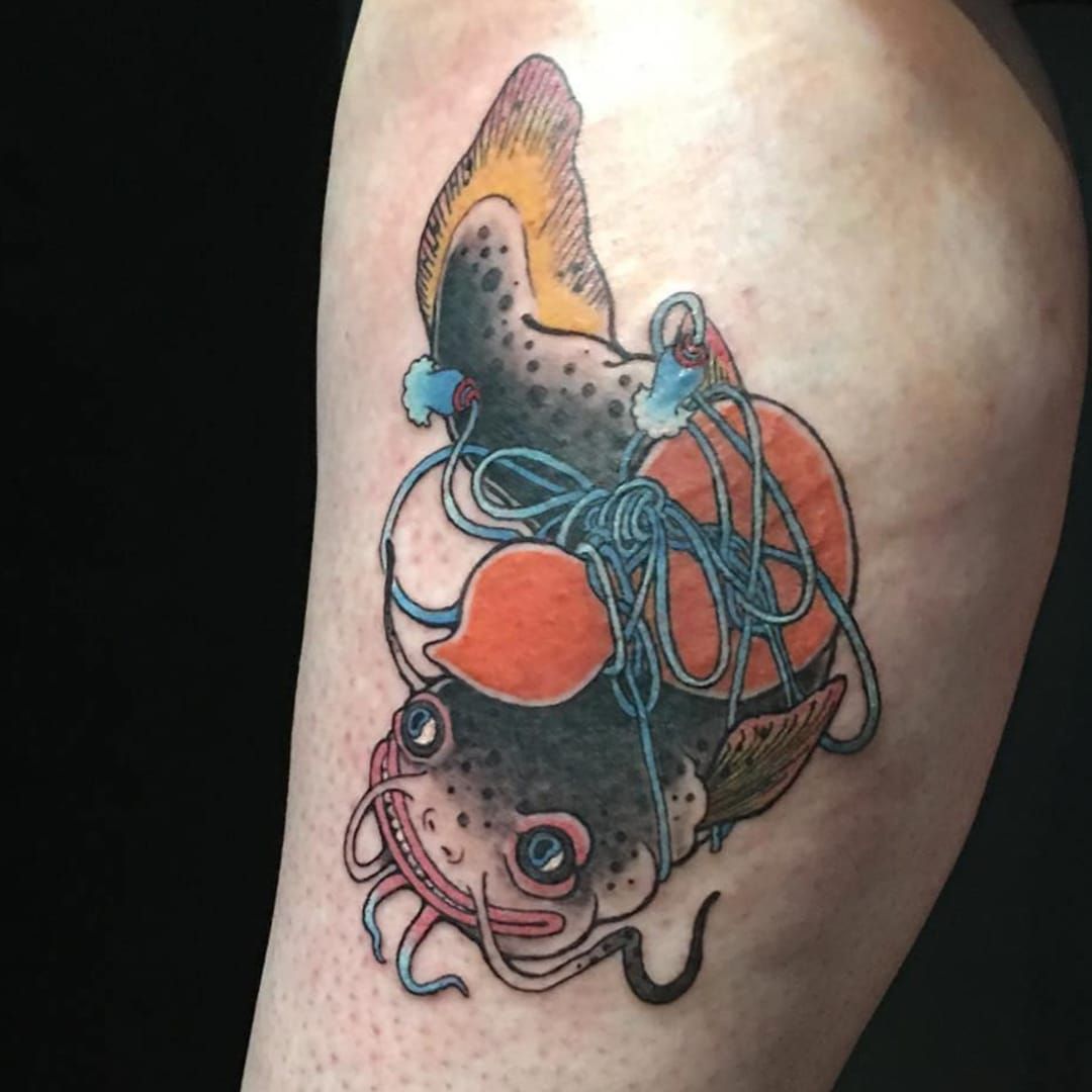 40 Catfish Tattoo Designs For Men  Aquatic Ink Ideas