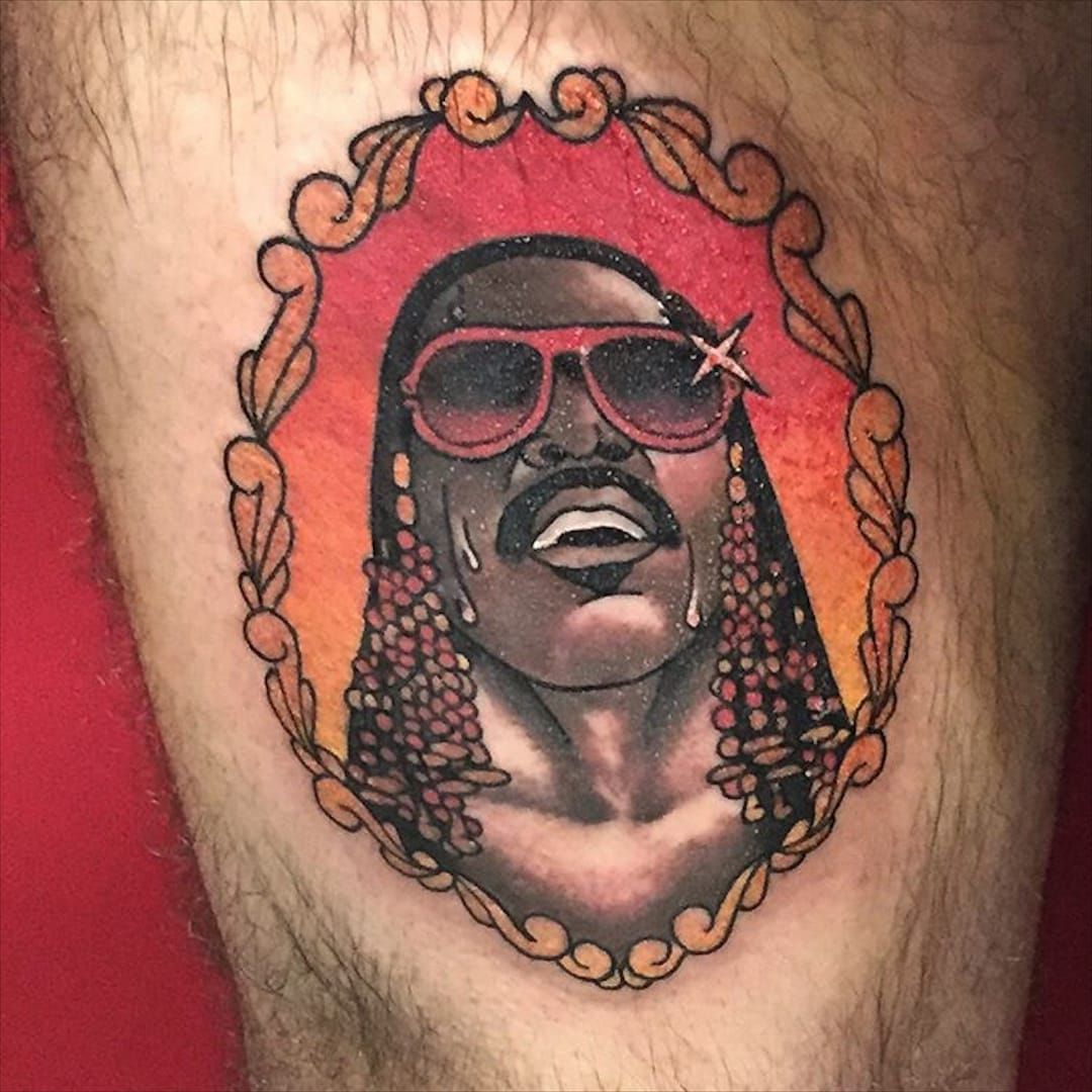 Lucas Penido on Twitter Since its trending I thought Id post my m Stevie  Wonder tattoo which is also a homage to music STEVIEWONDER tattoo  steviewondertattoo httpstco3PPB8PkYbR  Twitter