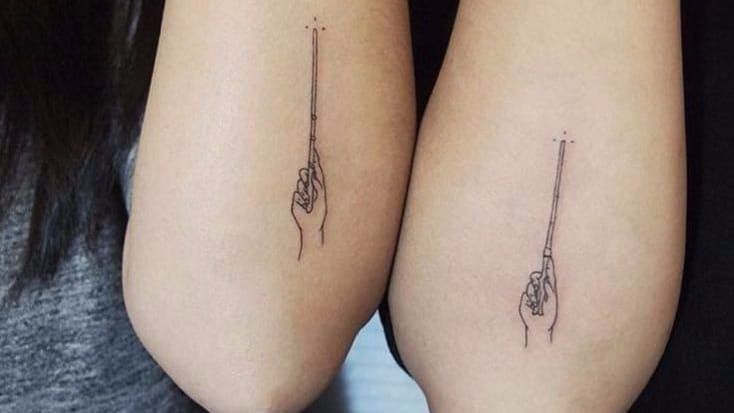 Cast a Spell with These Harry Potter Wand Tattoos  Tattoodo