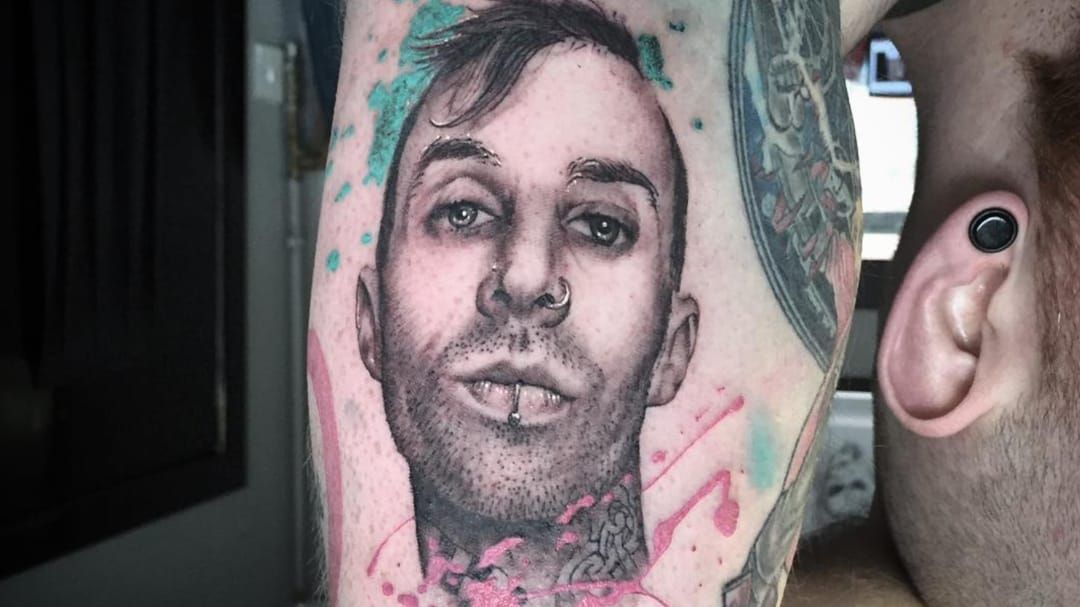 Travis Barkers new tattoo could be for Kourtney Kardashian