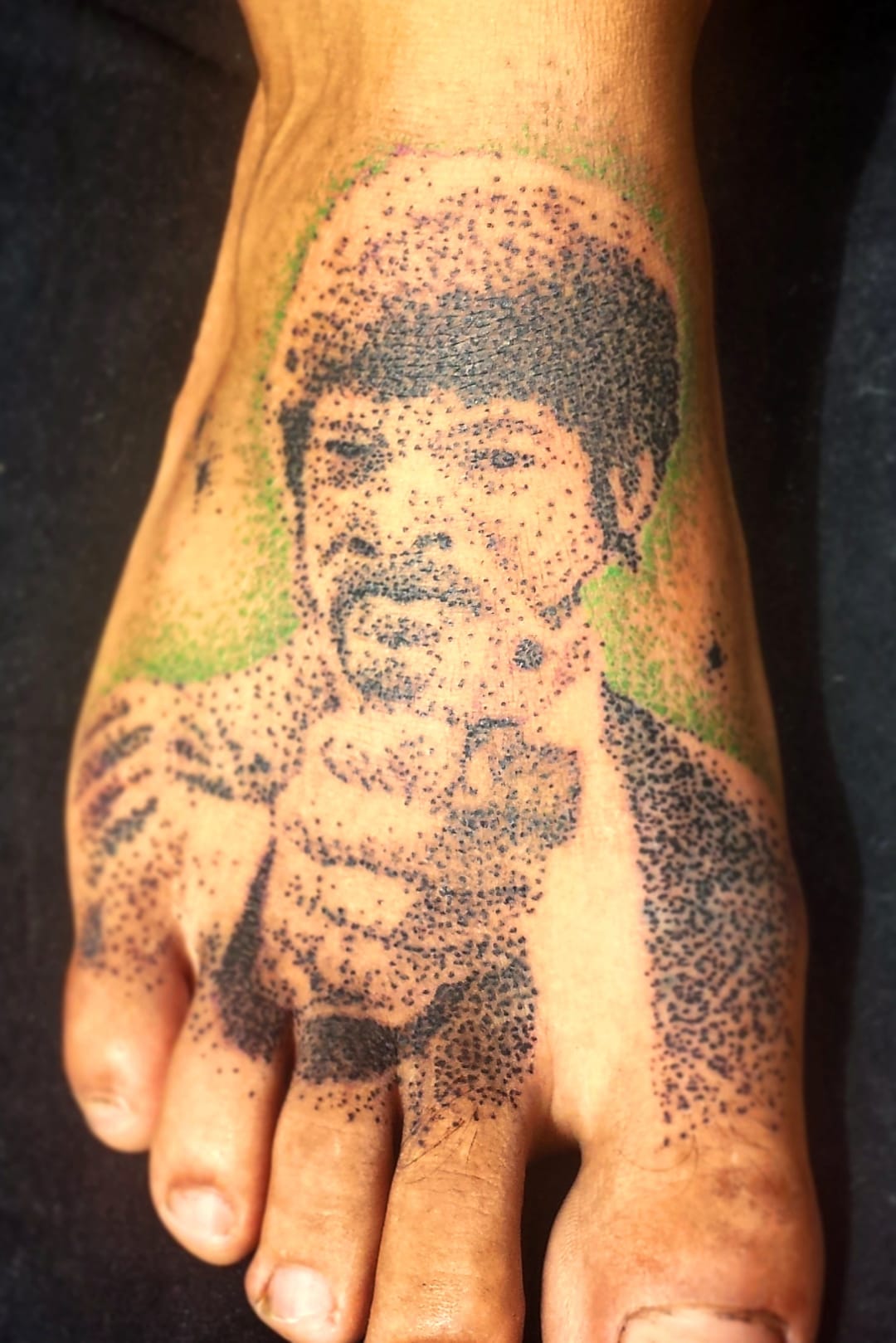 Samuel L. Jackson em Pulp Fiction #DiegoCurcio #brazilianartist #tatuadoresdobrasil #brasil #brazil #pontilhismo #SamuelLJackson #pulpfiction #quentintarantino #movie #filme #cult #man #homem #ator #actor #dotwork