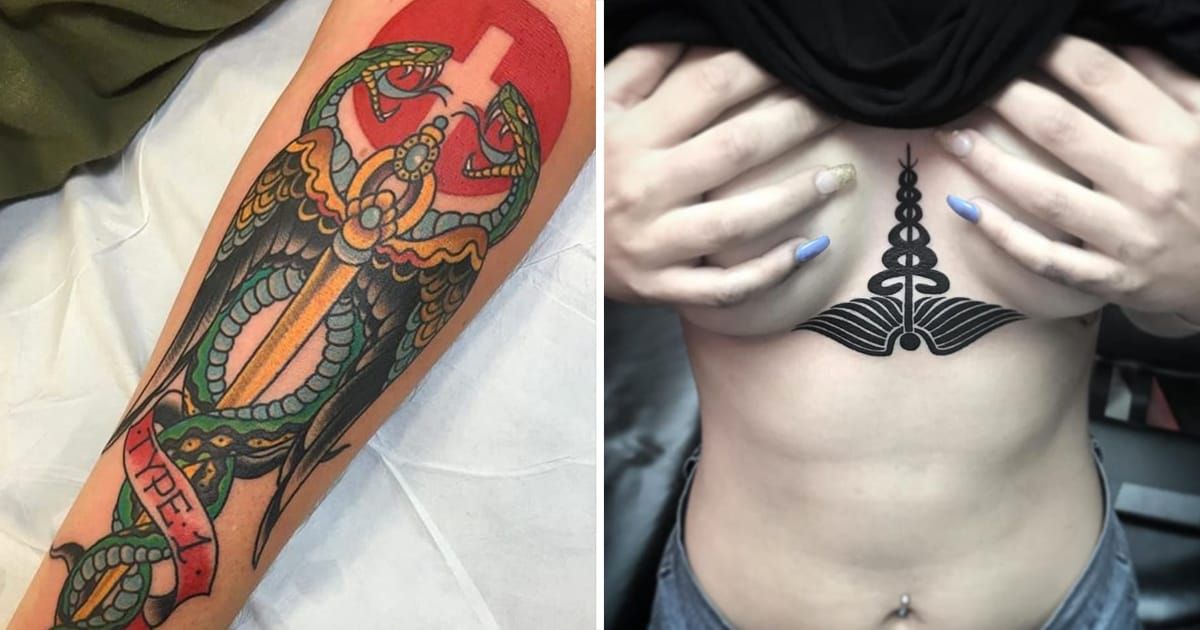 Caduceus Tattoos in Honor of Our Failing Healthcare System • Tattoodo