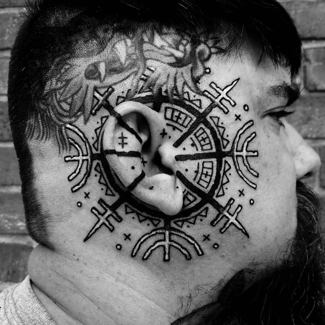 Viking Compass Vegvisir Tattoo  BaviPower BLog