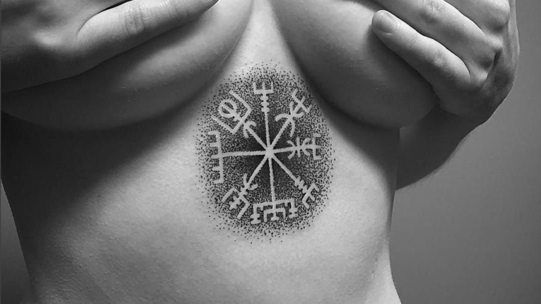 Viking Compass Tattoo Meaning Finding Direction and Strength  Impeccable  Nest