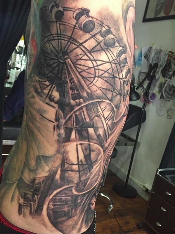 16 Ferris wheel tattoos ideas  wheel tattoo ferris wheel tattoos