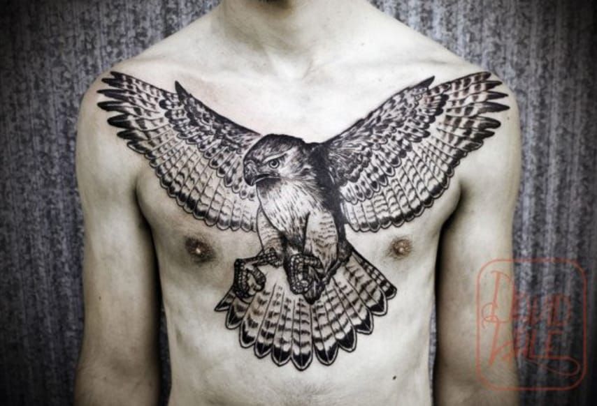 25 Amazing Hawk Tattoos with Meanings  Body Art Guru