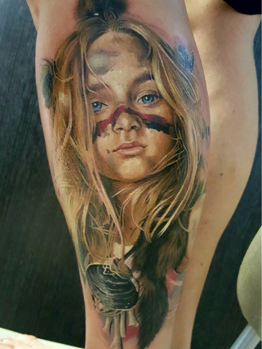 Lindinha #VasilySuvorov #gringo #realismo #realism #realismocolorido #child #kid #criança #girl #menina #garota #portrait #retrato #native #nativa