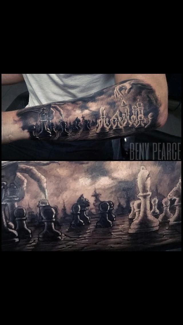 chess game inspired piece
