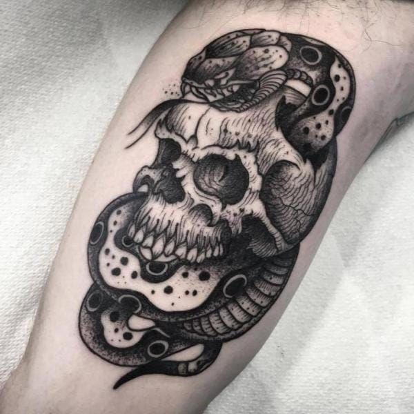 Black and grey tattoo by Sacred Art Tattoo