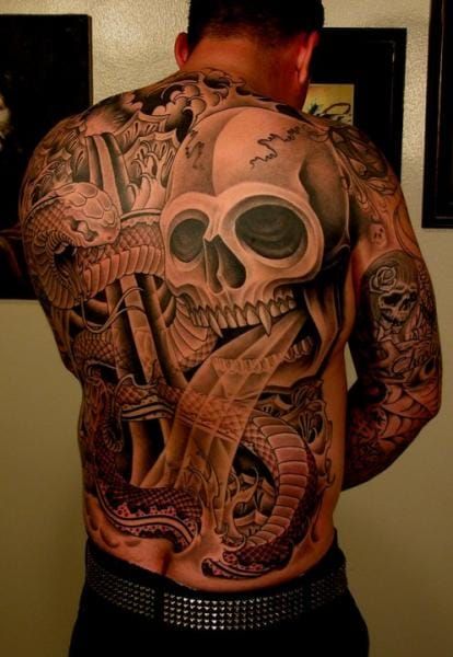 Amazing back piece by Tim Hendricks!!!