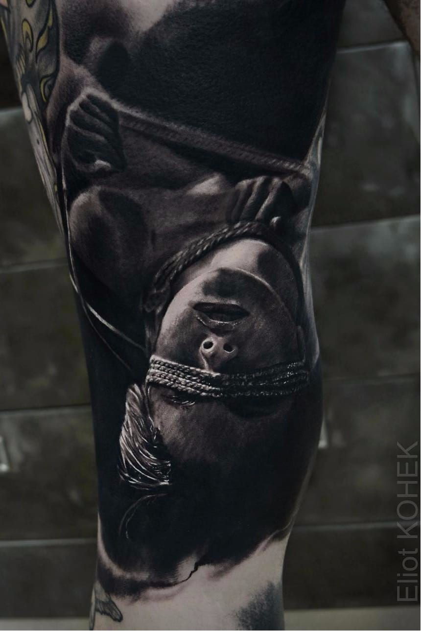 Por Eliot Kohek #EliotKohek #gringo #realismo #realism #pretoecinza #blackandgrey #woman #mulher #corda #rope #sexy #bdsm #submissive #submissão #bondage