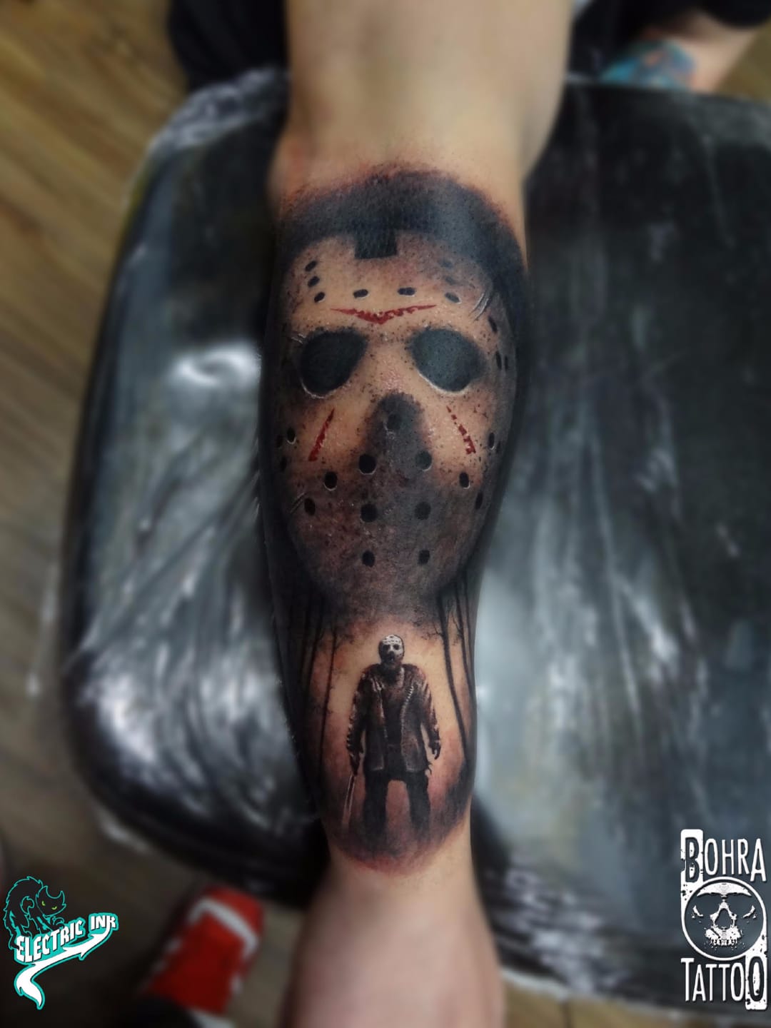 Sexta-feira 13 #JandersonBolzan #Bohra #brasil #brazil #brazilianartist #tatuadoresdobrasil #realismo #realism #nerd #geek #movie #filme #jason #sextafeira13 #FridayThe13th #assassino #murderer #mascara #mask
