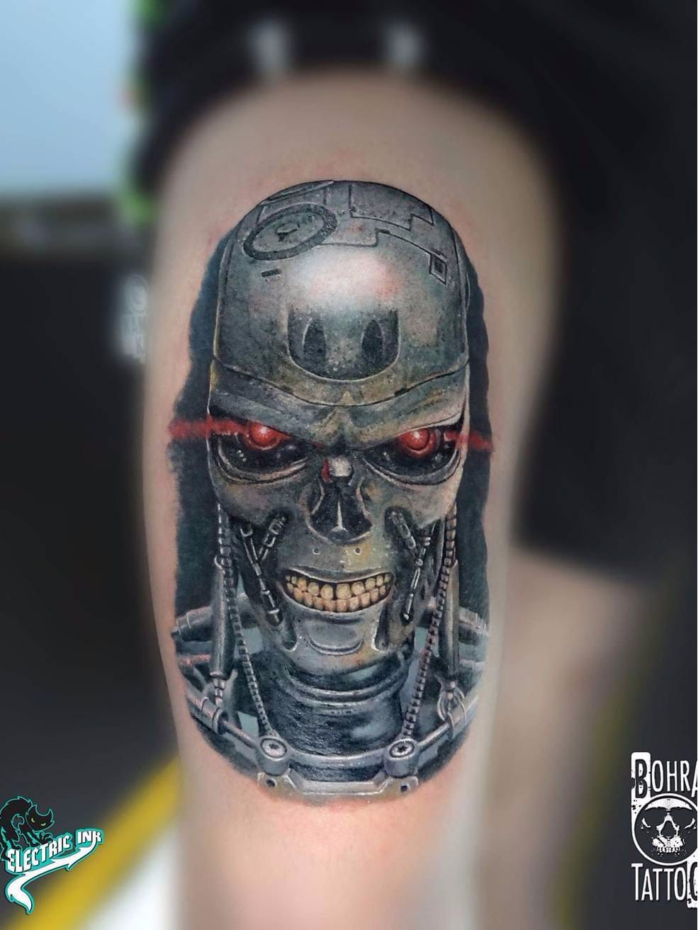 T800, Exterminador do Futuro #JandersonBolzan #Bohra #brasil #brazil #brazilianartist #tatuadoresdobrasil #realismo #realism #t800 #exterminadordofuturo #terminator #movie #filme #nerd #geek #robo #robot