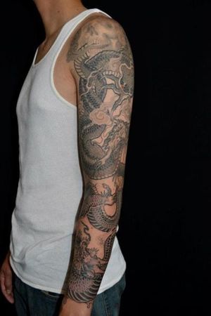 Dragon Sleeve by Seventh Son Tattoo