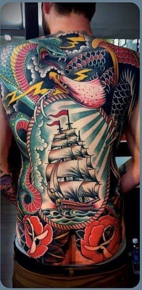 Sailors Pirates and American Traditional Tattoos  Anatomy Tattoo