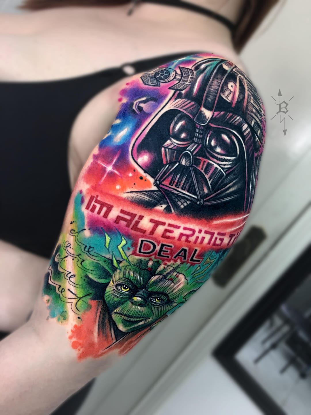 #BrandonBec #brasil #brazil #brazilianartist #colorido #colorful #starwars #darthvader #yoda #jedi #sith #nerd #geek #movie #filme #comics