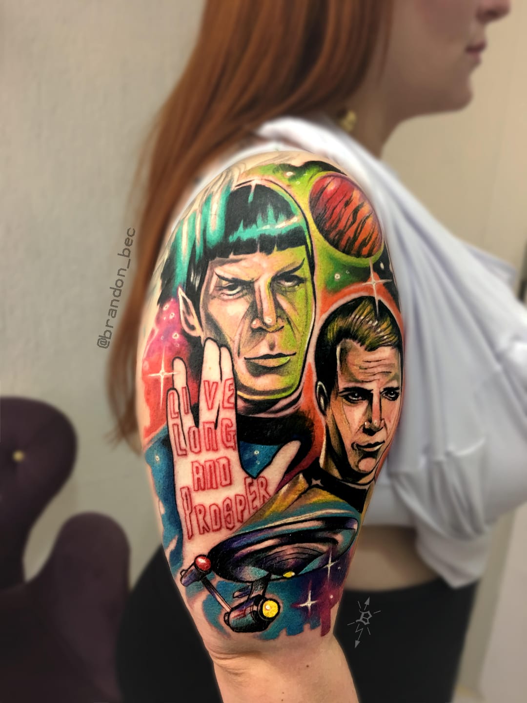 #BrandonBec #brasil #brazil #brazilianartist #colorido #colorful #startrek #movie #filme #nerd #geek #Spock #jameskirk #Enterprise #galaxy #galaxia #naveespacial #spaceship #planet #planeta #comics