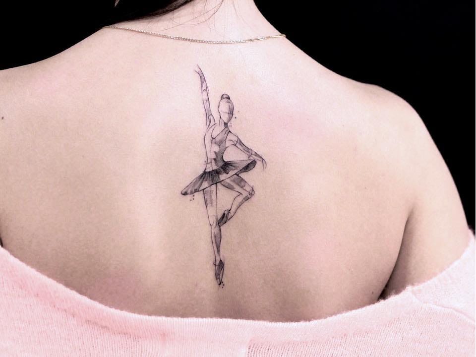 #OlgaLierre #balé #ballet #dance #dança #ballettattoo #bailarina #balerina #woman #mulher #blackwork #sketch
